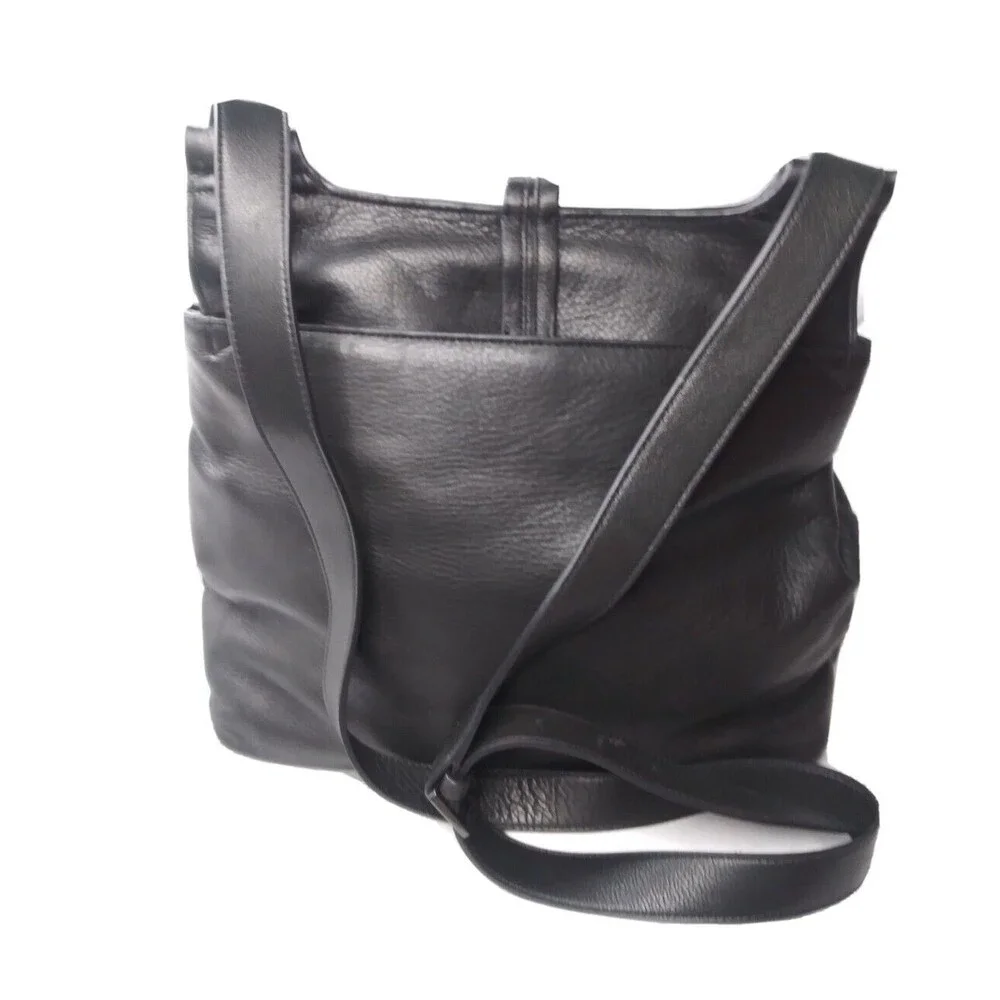 Heritage black leather